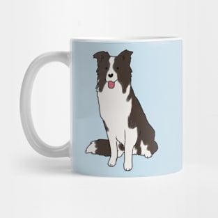 border collie dog Mug